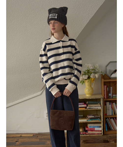 ANOETIC（アノエティック）の「ANC VELVET REVE BAG_BROWN（トートバッグ・レディース・ブラウン・FREE）」の5枚目の写真