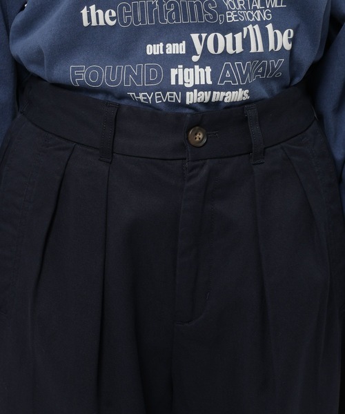 niko and...（ニコアンド）の「ボーイフレンドチノパンツ（チノパンツ・レディース・ブラウン/アイボリー/ネイビー・MEDIUM/LARGE）」の16枚目の写真