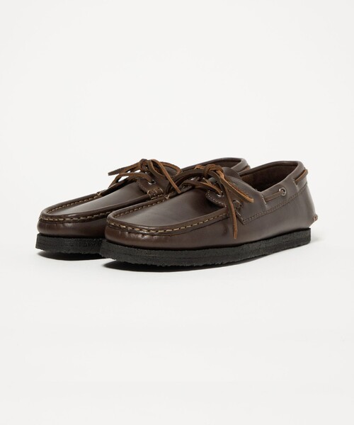 Clarks Originals（クラークスオリジナルズ）の「【国内EXCLUSIVE】＜Clarks Originals＞GODNEY BOAT シューズ（モカシン/デッキシューズ・メンズ・ダークブラウン/ブラック・55/50/70/65/60）」の5枚目の写真