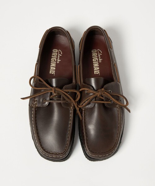 Clarks Originals（クラークスオリジナルズ）の「【国内EXCLUSIVE】＜Clarks Originals＞GODNEY BOAT シューズ（モカシン/デッキシューズ・メンズ・ダークブラウン/ブラック・55/50/70/65/60）」の6枚目の写真