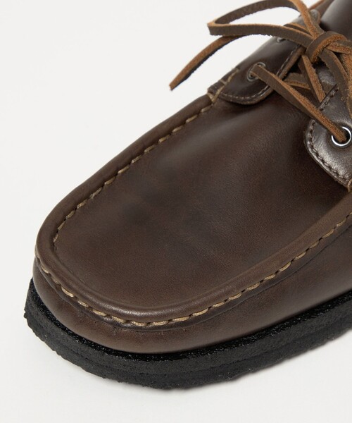 Clarks Originals（クラークスオリジナルズ）の「【国内EXCLUSIVE】＜Clarks Originals＞GODNEY BOAT シューズ（モカシン/デッキシューズ・メンズ・ダークブラウン/ブラック・55/50/70/65/60）」の11枚目の写真
