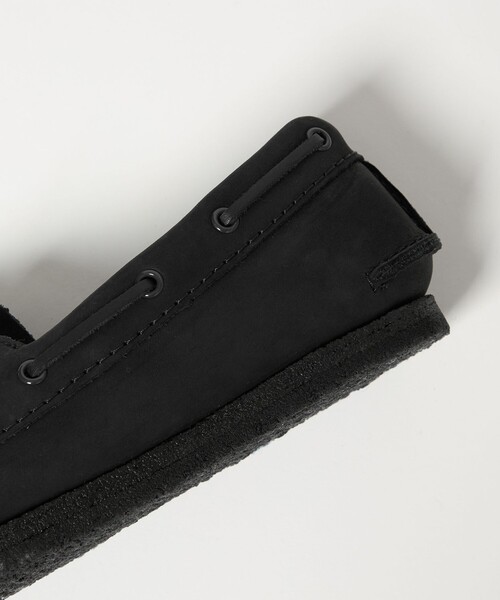 Clarks Originals（クラークスオリジナルズ）の「【国内EXCLUSIVE】＜Clarks Originals＞GODNEY BOAT シューズ（モカシン/デッキシューズ・メンズ・ダークブラウン/ブラック・55/50/70/65/60）」の4枚目の写真