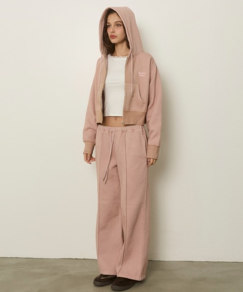 ALEXIA STAM(アリシアスタン)の「Wellness Zip Up Hoodie /ウェルネス ロゴスウェットフーディー(パーカー・レディース・イエロー/ピンク/グレー・FREE)」の14枚目の写真