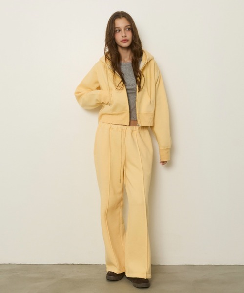 ALEXIA STAM(アリシアスタン)の「Wellness Zip Up Hoodie /ウェルネス ロゴスウェットフーディー(パーカー・レディース・イエロー/ピンク/グレー・FREE)」の20枚目の写真