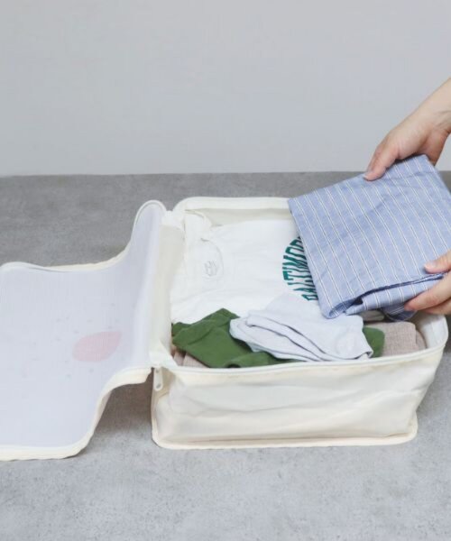 BIRTHDAY BAR(バースデイバー)の「【WEB限定】旅するお弁当 トラベルポーチ2点セット(ポーチ・レディース・ホワイト/イエロー・0)」の7枚目の写真