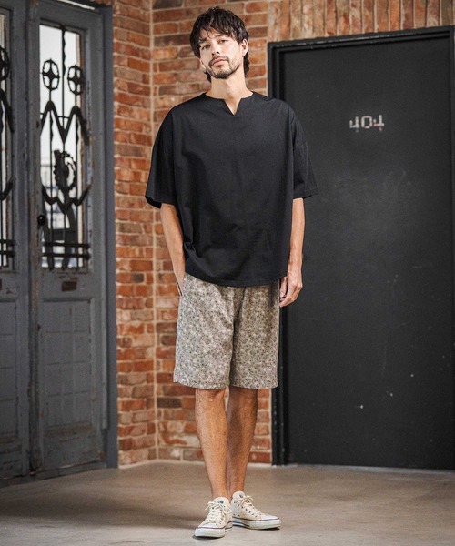 CAMBIO(カンビオ)の「mt10219- COOLMAX Key Neck Short Sleeve Tee キーネックTシャツ(2026GIM-007)(Tシャツ/カットソー・メンズ・ホワイト/ブラック/チャコール・S/M/L)」の16枚目の写真
