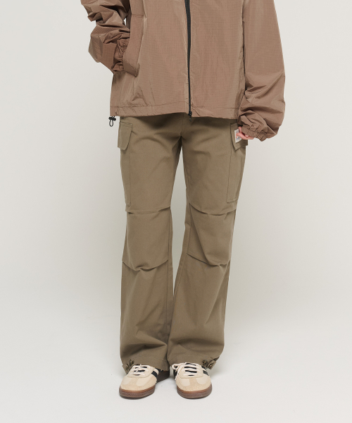 ユーティリティワークカーゴパンツ（カーキ）