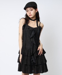 SPIRALGIRL（スパイラルガール）の「チョーカーティアードダメージワンピース（ワンピース）」