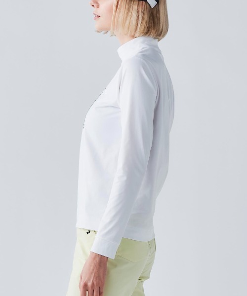 Picone CLUB（ピッコーネクラブ）の「UV速乾ピコスクエア柄プルオーバー（Tシャツ/カットソー・レディース・ブラック/ライトブルー/イエロー/ホワイト・9号/11号/13号）」の14枚目の写真