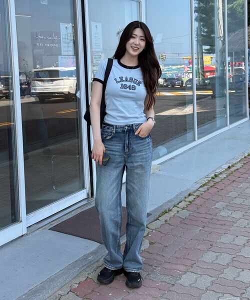 DNSR(ディーエヌエスアール)の「リラックスワイドデニムパンツブルー(デニムパンツ・メンズ・その他・SMALL/MEDIUM/LARGE/X-LARGE)」の8枚目の写真