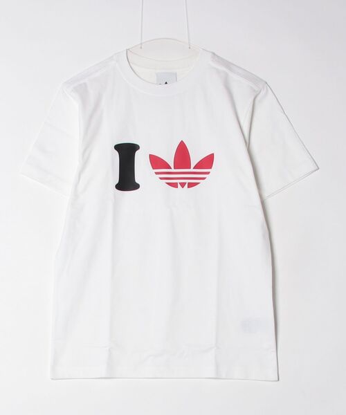 adidas(アディダス)の「アイ トレフォイル半袖Tシャツ / アディダスオリジナルス adidas Originals(Tシャツ/カットソー・メンズ・ブラック/ホワイト・XX-SMALL/SMALL/X-SMALL/LARGE/MEDIUM/X-LARGE/XX-LARGE/3XL)」の5枚目の写真