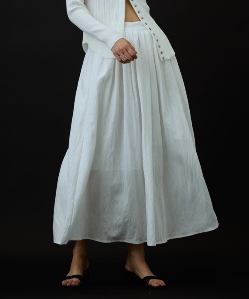 DRWCYS(ドロシーズ)の「カラーボリュームギャザースカート(スカート・レディース・イエロー/ブラック/オフホワイト・FREE)」の5枚目の写真