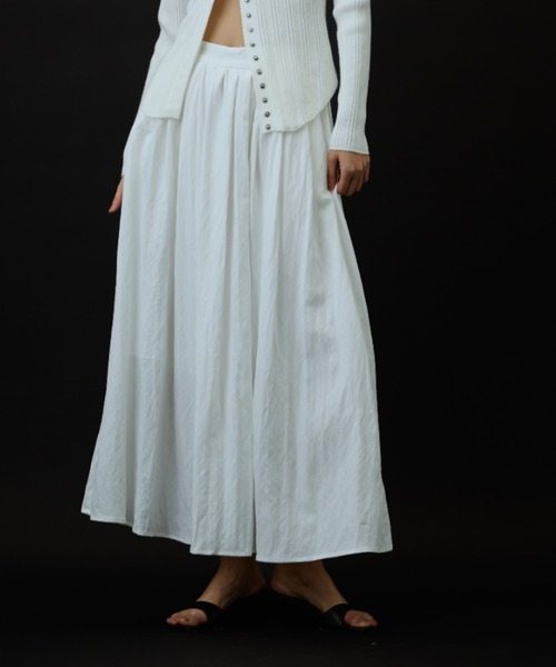 DRWCYS(ドロシーズ)の「カラーボリュームギャザースカート(スカート・レディース・イエロー/ブラック/オフホワイト・FREE)」の6枚目の写真