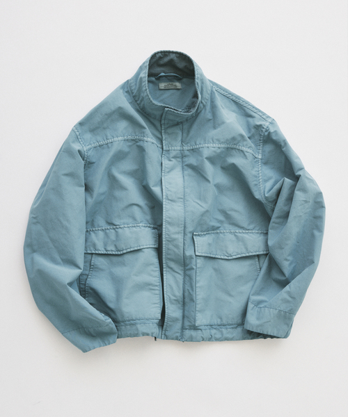 JOURNAL STANDARD relume（ジャーナルスタンダード　レリューム）の「フェード マウンテン スタンドカラー ブルゾン（マウンテンパーカー・メンズ・グレー/サックスブルー/Orange・LARGE/MEDIUM）」の2枚目の写真