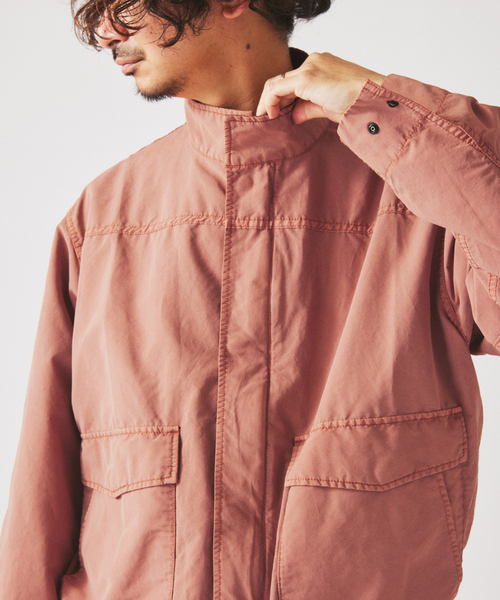 JOURNAL STANDARD relume（ジャーナルスタンダード　レリューム）の「フェード マウンテン スタンドカラー ブルゾン（マウンテンパーカー・メンズ・グレー/サックスブルー/Orange・LARGE/MEDIUM）」の14枚目の写真