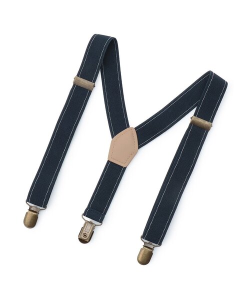 petit main（プティマイン）の「アソートサスペンダー（サスペンダー・キッズ・アイボリー/モカ/ネイビー・F）」の3枚目の写真