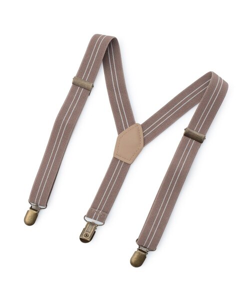 petit main（プティマイン）の「アソートサスペンダー（サスペンダー・キッズ・アイボリー/モカ/ネイビー・F）」の2枚目の写真