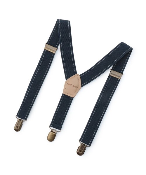 petit main（プティマイン）の「アソートサスペンダー（サスペンダー・キッズ・アイボリー/モカ/ネイビー・F）」の4枚目の写真
