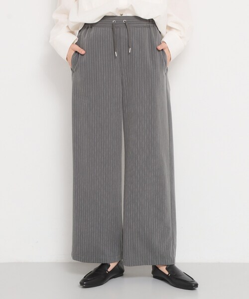 THE SHOP TK (ザ ショップ ティーケー )の「ストライプイージーワイドパンツ(その他パンツ・レディース・ライトグレー系2/チャコール・12/13)」の19枚目の写真