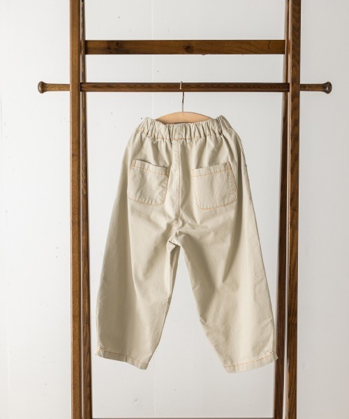 riziere（リジェール）の「センターダブルシーム配色ステッチパンツ（その他パンツ・キッズ・ブラック/オフホワイト/グレー/ベージュ・120/110/100/90/150/140/130）」の14枚目の写真