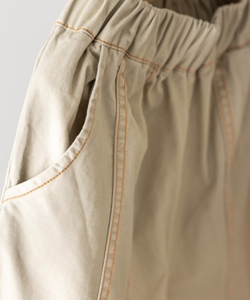 riziere（リジェール）の「センターダブルシーム配色ステッチパンツ（その他パンツ・キッズ・ブラック/オフホワイト/グレー/ベージュ・120/110/100/90/150/140/130）」の15枚目の写真