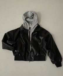 eim（エイム）の「hooded docking short blouson / フーデッドドッキングショートブルゾン（ブルゾン）」