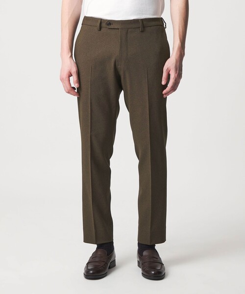 A DAY IN THE LIFE UNITED ARROWS(アデイインザライフユナイテッドアローズ)の「バーズアイ ノープリーツ スラックス-セットアップ対応・マシンウォッシャブル-<A DAY IN THE LIFE>(スラックス・メンズ・ネイビー/ダークグレー/モカ・L/S/M/XL)」の7枚目の写真