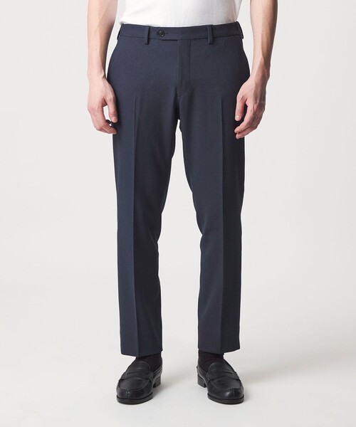 A DAY IN THE LIFE UNITED ARROWS(アデイインザライフユナイテッドアローズ)の「バーズアイ ノープリーツ スラックス-セットアップ対応・マシンウォッシャブル-<A DAY IN THE LIFE>(スラックス・メンズ・ネイビー/ダークグレー/モカ・L/S/M/XL)」の10枚目の写真