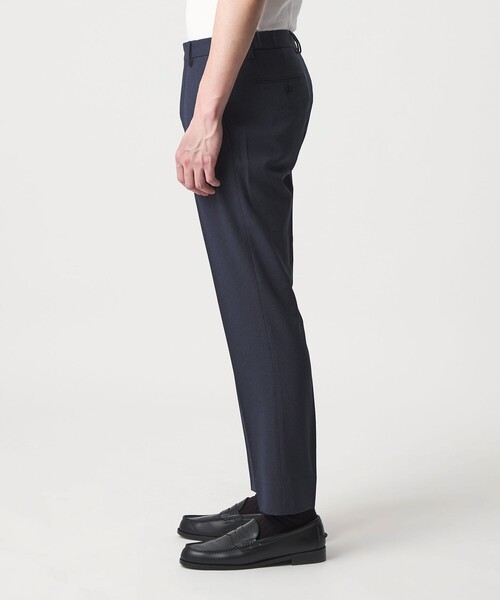A DAY IN THE LIFE UNITED ARROWS(アデイインザライフユナイテッドアローズ)の「バーズアイ ノープリーツ スラックス-セットアップ対応・マシンウォッシャブル-<A DAY IN THE LIFE>(スラックス・メンズ・ネイビー/ダークグレー/モカ・L/S/M/XL)」の11枚目の写真