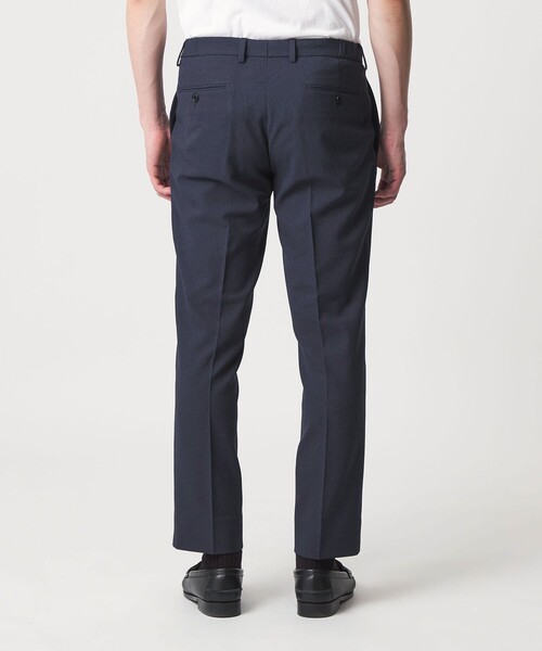 A DAY IN THE LIFE UNITED ARROWS(アデイインザライフユナイテッドアローズ)の「バーズアイ ノープリーツ スラックス-セットアップ対応・マシンウォッシャブル-<A DAY IN THE LIFE>(スラックス・メンズ・ネイビー/ダークグレー/モカ・L/S/M/XL)」の12枚目の写真