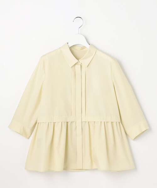 ANY SIS(エニィスィス)の「フレアペプラム シャツ(シャツ/ブラウス・レディース・ライトイエロー系/ホワイト系/スカイブルー系・MEDIUM)」の11枚目の写真