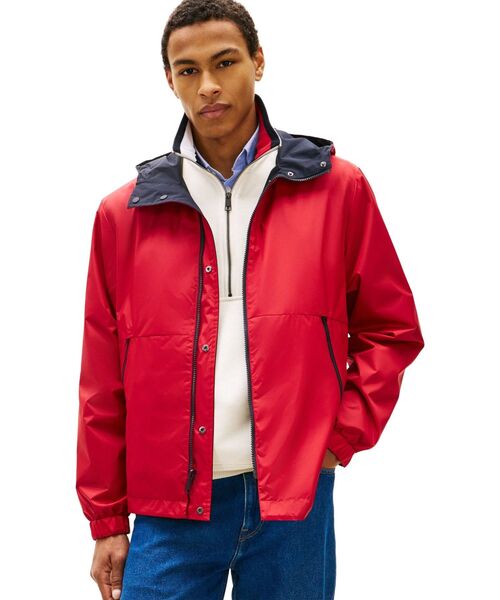 TOMMY HILFIGER(トミーヒルフィガー)の「カラーブロックリバーシブルフーデッドジャケット(ブルゾン・メンズ・マルチ・X-LARGE/SMALL/MEDIUM/LARGE)」の1枚目の写真