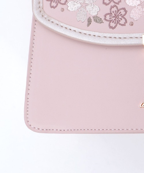axes femme（アクシーズファム）の「桜刺繍配色デザインボストン（ボストンバッグ・レディース・ピンク/キナリ・FREE）」の19枚目の写真