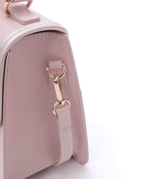 axes femme（アクシーズファム）の「桜刺繍配色デザインボストン（ボストンバッグ・レディース・ピンク/キナリ・FREE）」の9枚目の写真