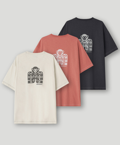 BOOVOOM（ブーブーム）の「[ビッグサイズ]BVMスタンプラベルポケットステッチTシャツ（Tシャツ/カットソー・メンズ・ベージュ系その他/レッド系その他/ブラック・XL/XXL/XXXL）」の6枚目の写真