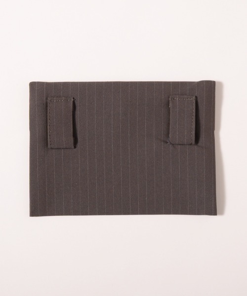 MUHET（ミュエータ）の「stripe wide-leg trouser with belt / ベルト付きストライプスラックスパンツ（スラックス・レディース・ブラウン/チャコールグレー・SMALL/MEDIUM/LARGE）」の10枚目の写真