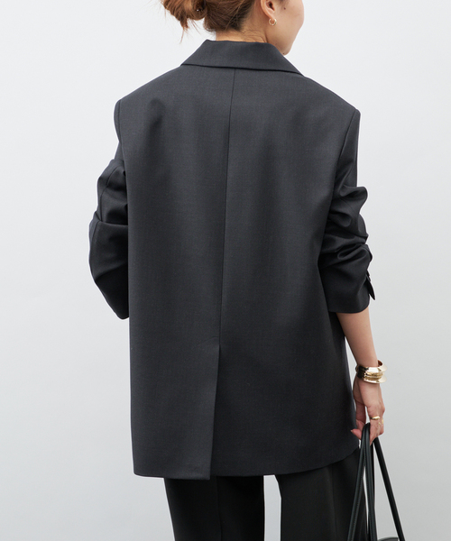 Deuxieme Classe(ドゥーズィエムクラス)の「【LOULOU DE SAISON/ルル デ セゾン】DONAU LDS TAILORED JACK(その他アウター・レディース・ブラック・FREE)」の5枚目の写真