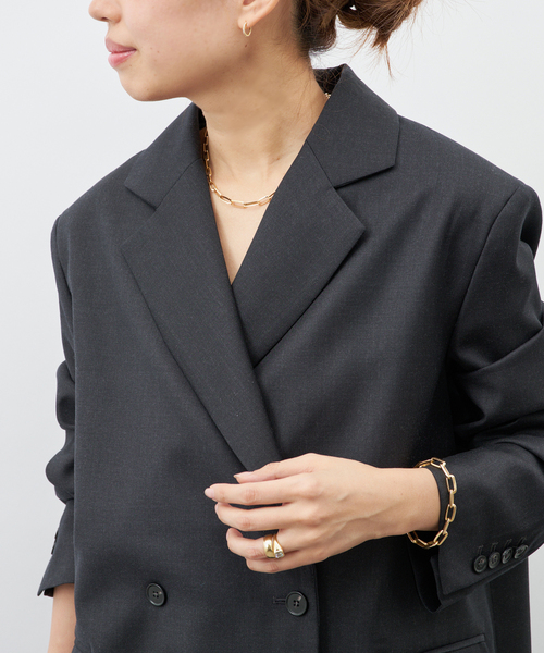 Deuxieme Classe(ドゥーズィエムクラス)の「【LOULOU DE SAISON/ルル デ セゾン】DONAU LDS TAILORED JACK(その他アウター・レディース・ブラック・FREE)」の6枚目の写真