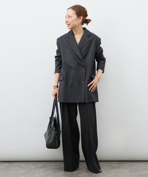 Deuxieme Classe(ドゥーズィエムクラス)の「【LOULOU DE SAISON/ルル デ セゾン】DONAU LDS TAILORED JACK(その他アウター・レディース・ブラック・FREE)」の8枚目の写真