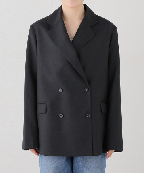 Deuxieme Classe(ドゥーズィエムクラス)の「【LOULOU DE SAISON/ルル デ セゾン】DONAU LDS TAILORED JACK(その他アウター・レディース・ブラック・FREE)」の12枚目の写真