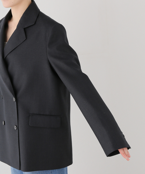 Deuxieme Classe(ドゥーズィエムクラス)の「【LOULOU DE SAISON/ルル デ セゾン】DONAU LDS TAILORED JACK(その他アウター・レディース・ブラック・FREE)」の15枚目の写真