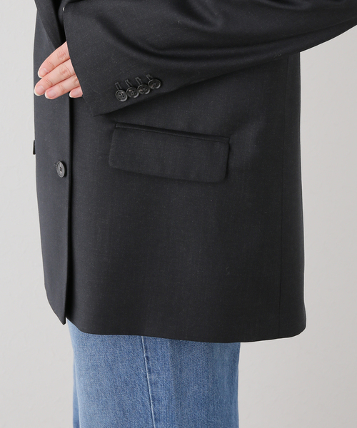 Deuxieme Classe(ドゥーズィエムクラス)の「【LOULOU DE SAISON/ルル デ セゾン】DONAU LDS TAILORED JACK(その他アウター・レディース・ブラック・FREE)」の16枚目の写真