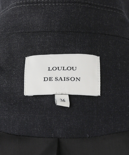 Deuxieme Classe(ドゥーズィエムクラス)の「【LOULOU DE SAISON/ルル デ セゾン】DONAU LDS TAILORED JACK(その他アウター・レディース・ブラック・FREE)」の20枚目の写真
