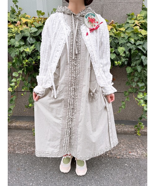 PINK HOUSE（ピンクハウス）の「フラワーモチーフ付きベルクロスニーカー（スニーカー・レディース・ブルーグレー/ブラック/ピンク/シャンパン・LARGE/MEDIUM/SMALL）」の6枚目の写真