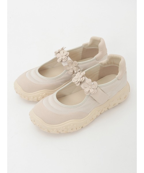 PINK HOUSE（ピンクハウス）の「フラワーモチーフ付きベルクロスニーカー（スニーカー・レディース・ブルーグレー/ブラック/ピンク/シャンパン・LARGE/MEDIUM/SMALL）」の22枚目の写真