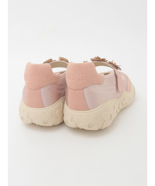 PINK HOUSE（ピンクハウス）の「フラワーモチーフ付きベルクロスニーカー（スニーカー・レディース・ブルーグレー/ブラック/ピンク/シャンパン・LARGE/MEDIUM/SMALL）」の16枚目の写真