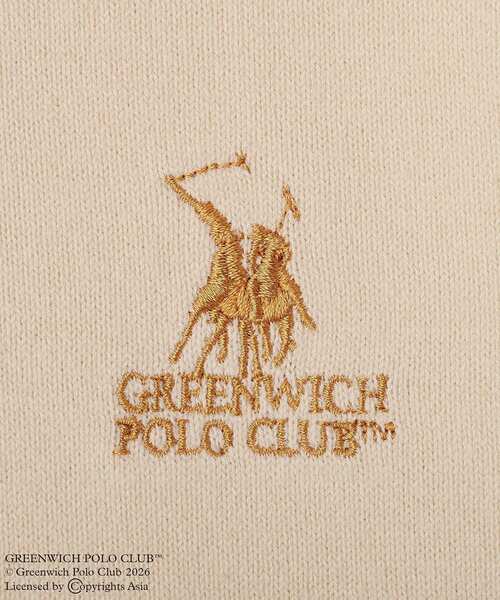 GREENWICH POLO CLUB(グリニッジポロクラブ)の「GREENWICH POLO CLUB(TM) 布帛ドッキングポロニットプルオーバー(Tシャツ/カットソー・レディース・グレー/サックスブルー/イエロー/ホワイト系その他2・FREE)」の20枚目の写真