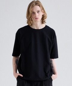 BORDERS at BALCONY/ボーダーズアットバルコニー】PEPLUM WRAP TEE