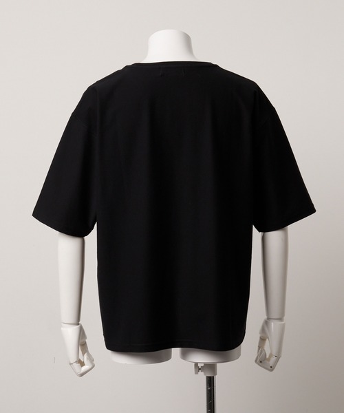 Parts Lab.（パーツラボ）の「【Parts Lab.】Soft-Touch Relaxed Crewneck T-Shirt / ソフトタッチリラックスクルーネックTシャツ（接触冷感）（Tシャツ/カットソー・メンズ・ホワイト/ブラック/ブラウン・S/L/M）」の4枚目の写真