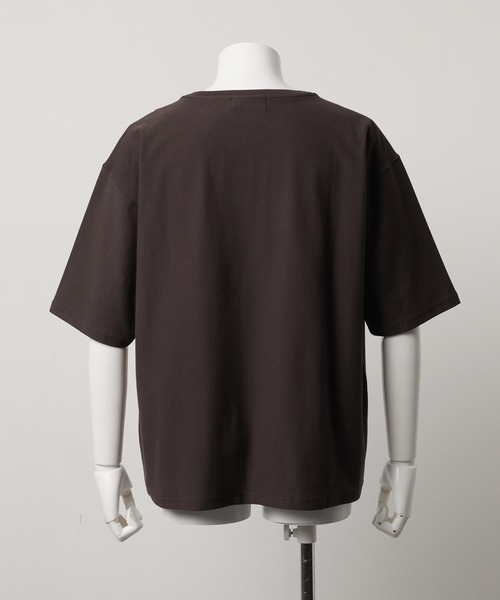 Parts Lab.（パーツラボ）の「【Parts Lab.】Soft-Touch Relaxed Crewneck T-Shirt / ソフトタッチリラックスクルーネックTシャツ（接触冷感）（Tシャツ/カットソー・メンズ・ホワイト/ブラック/ブラウン・S/L/M）」の10枚目の写真